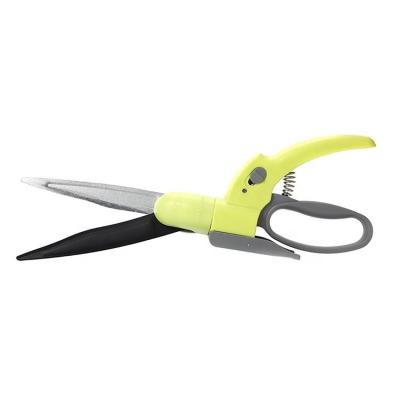 China Anti-Slip Grip Grass Shears 360 Rotating Single Hand Grass Cutter Lawn Edge Shears for sale