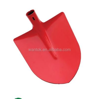 China 2025 Popular Type Red Garden Spades Shovel Head for Digging Tool Performance for sale