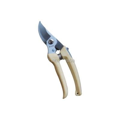 China DIY Grade Stainless Steel Pruning Shear featuring Carbon Steel Blade and Plastic Handle for sale