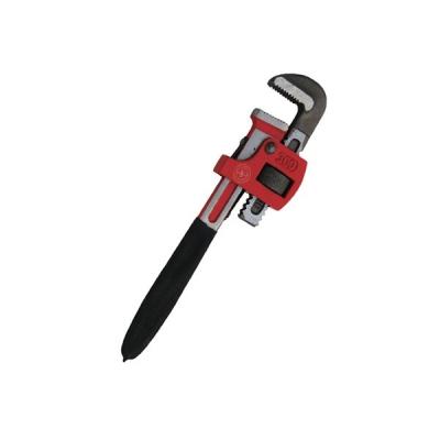 China Customized British Type Pipe Wrench with Dipped Handle Max Torque Capacity 200N-m OEM for sale