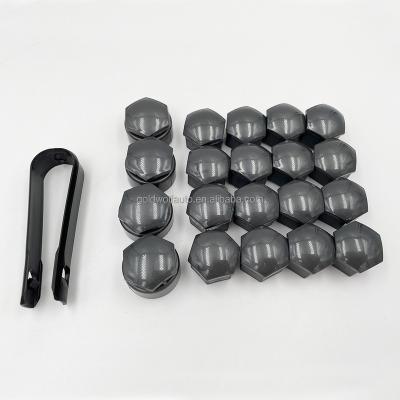 China PLASTIC Wheel Nut Covers Wheel Bolt Covers With 4pcs Anti-theft for sale