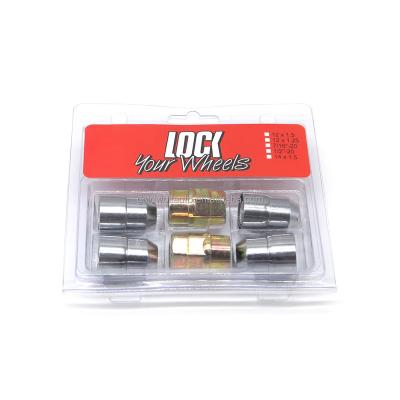 China 4+2 Blister Racing Card Wheel Lock Nut 32mm for sale