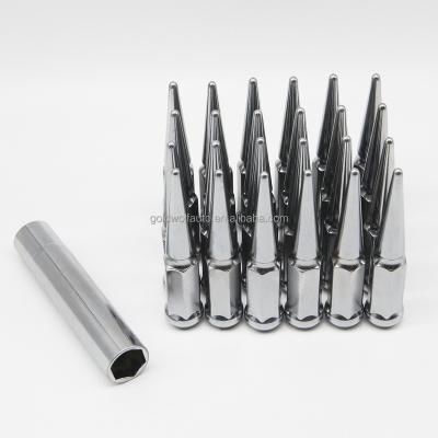 China 1pc Steel Solid Spike Lug Nut For Car for sale