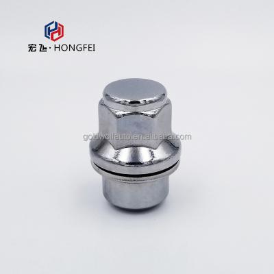 China Solid One Piece 27mm Steel Hex Lug Nut For Land Rover for sale