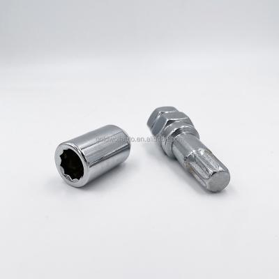 China Chrome 10 Point Open End Wheel Lug Nut With Wrench 32mm for sale