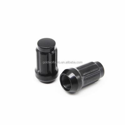 China black 6 spline wheel nut slotted lug nut 35mm for sale