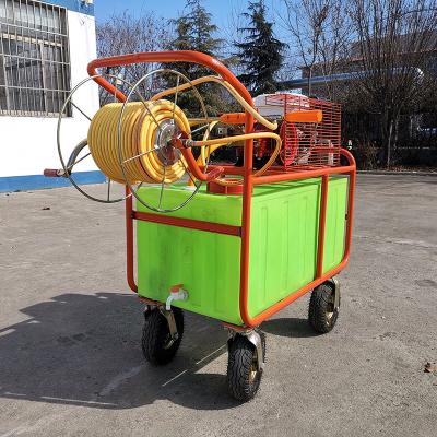 China Agriculture Sprayer High Efficiency Water Mist Wheelbarrow Sprayer Gasoline Engine Sprayer Pump for sale