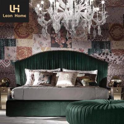 China Good quality High quality postmodern bed furniture queen size bed frame king bed set luxury bedroom furniture for sale