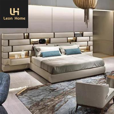 China Quality Premium Bedroom Furniture King Size Bed Frame Upholstered Bed Set luxury beds king size for sale