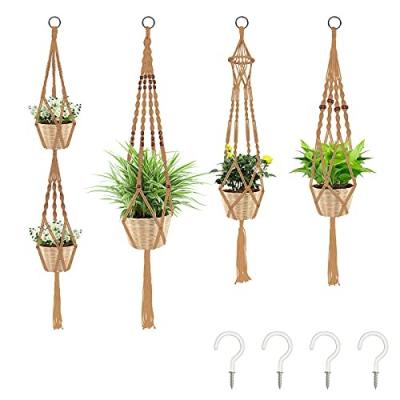 China Amazon Modern Hot Selling Plant Hanger Plant Decoration Plant Hanger Hook Plant Holder Indoor Hanging Rack & Outdoor for sale