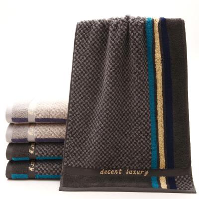 China Comfort Wholesale Luxury Organic Cotton Custom Design Cheap Dri Hotel Jacquard Bath Soft Hand Towel for sale