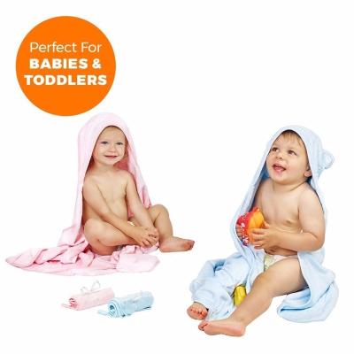 China Good Quality Organic Bamboo Baby Poncho Towel Hooded Towel QUICK DRY for sale