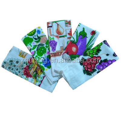 China QUICK DRY Cheap Custom Printed Cotton Tea Towels Wholesale for sale