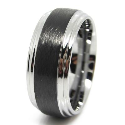 China CLASSIC 10mm Tungsten Carbide Ion Plated Ring Lote Tungsten Carbon Rings for sale