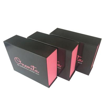 China Recycled Materials Personalized Wedding Gift Box Magnetic Jewelry Flap Gift Boxes for sale