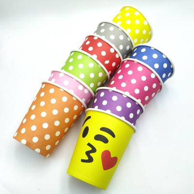 China Cheap Price Recyclable Stamping Disposable Paper Cup Ice Cream Paper Cups In Turkey for sale