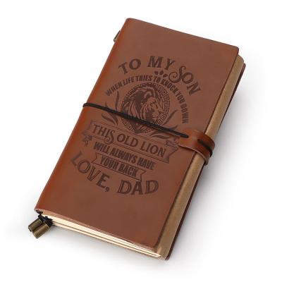 China Best Selling Fashion Leather Notebook Wholesale Magazine Printing Notebook Diary Car Key for sale