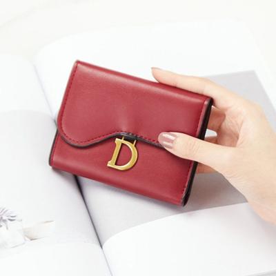 China Wholesale Short Pu Leather Women Wallets Bifold Card Holder From RFID China Manufacturer for sale