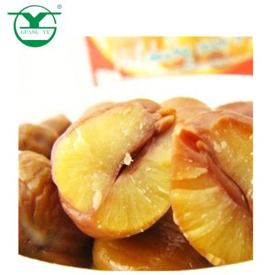 China Peeled and roasted sweet chestnuts vacuum packed dry dry for sale