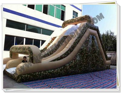 China Camouflage Slide Inflatable slide Game KSL090 for sale