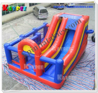 China Sport Zone slide Inflatable Gaint basketball shoot slide Inflatable slide Game KSL084 for sale