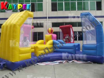 China Hot commercial Basketball bungee,inflatable bungee runway,inflatable sport game KSP062 for sale