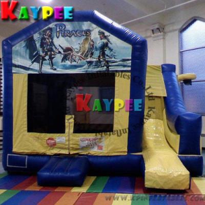 China 5 in 1 Combo,Pirate Bounce with printing ,inflatable bouncer with slide KCB034 for sale