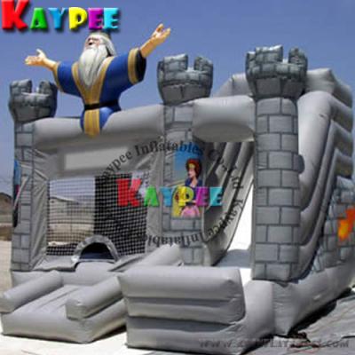 China Wizard castle Combo ,inflatable bouncer with slide,inflatable combo game KCB019 for sale