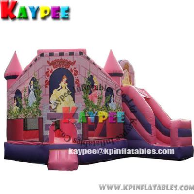 China Princess combo ,inflatable combo game,princess bouncer with slide obstacle KCB047 for sale