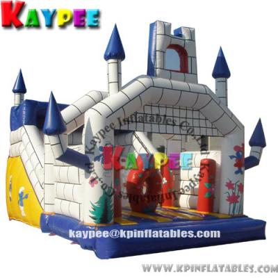 China Castle slide combo ,inflatable combo game,inflatable bouncer with slide obstacle KCB050 for sale