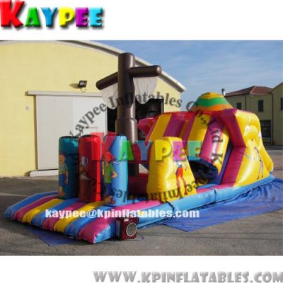 China Pirate Ship Obstacle,inflatable obstacle course KOB046 for sale