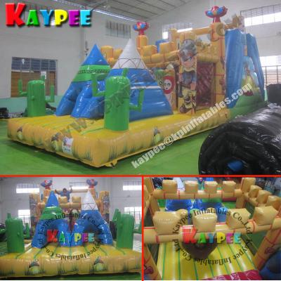 China Jungle obstacle course  digital printing obstacle,inflatable sport game, KOB055 for sale