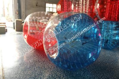 China PVC Half colour Bumper ball,Bubble Soccer ball,human zorbing ball,Hamster Ball for adult for sale