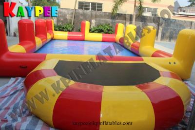 China Inflatable pillar pool with water ball,inflatable pool with bubble ball for sale