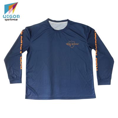 China 100% Polyester Anti-Shrink Long Sleeve Fishing Performance Oversized Shirt for sale