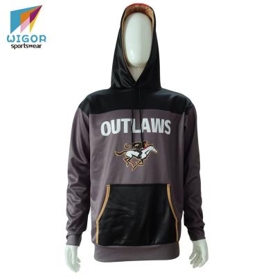 China Wholesale Anti-shrink Sports Full Hoodie Good Quality Sublimation Printing Hoodie Custom Sweatshirt for sale