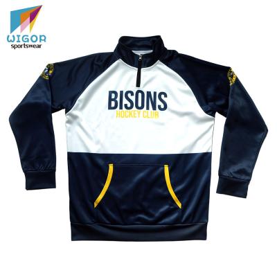 China Full Zipper Anti-Shrink Style Fabric Poly Fleece Sublimation Printing Custom Standing Collar Hoodie Sweatshirt for sale