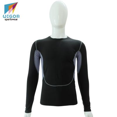 China High Quality Long Sleeve Digital Printing Custom Men's Muttahida Majlis-e-Amal Rash Guard Compression Skins Shirts for sale