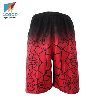 China 2022 Latest Design Breathable Wholesale Running Shorts Sublimated Printing Mens Gym Shorts for sale