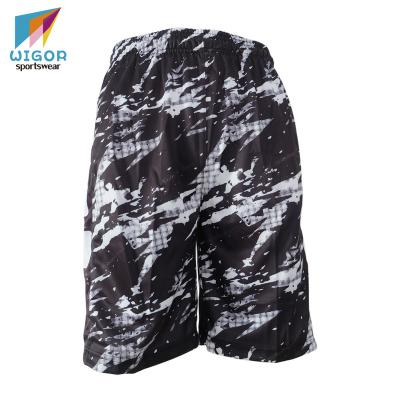 China Good Quality Coolmax Fabric Cheap Mens Breathable Sports Shorts Dye Sublimation Printing Running Shorts for sale