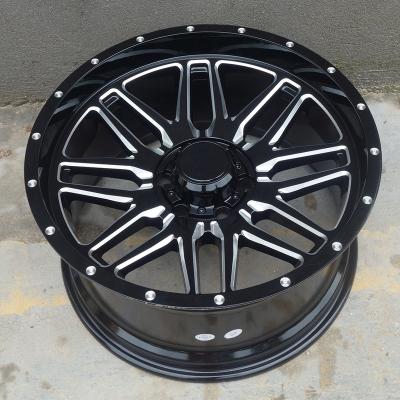 China Aluminum alloy G260260 20X12 -44 6/139.7 hole 20inch 6 off road car wheel rims negative 6x139.7 for sale