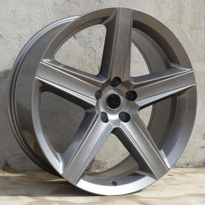 China OEM Aluminum Alloy 885114 Concave Aluminum Alloy Car Wheels 22 Inch Rims 5x127 5 Hole Gray Off Road Wheel Rims for sale