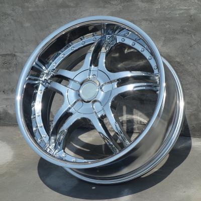 China 50360 Aluminum Alloy Wheels Rims 5x112 Alloy Chrome Wheels 20 Inch Rims for sale