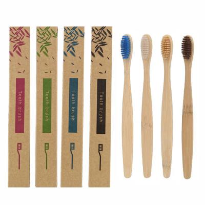 China Logo ROHS Certificate 100% Environmental Protection Hotel Customized Soft Reusable Biodegradable Eco-Friendly Toothbrush for sale