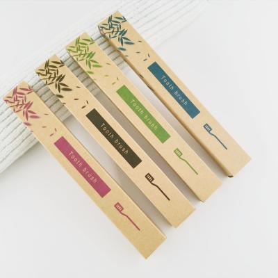 China Wholesale Disposable Disposable Handle Bamboo Charcoal Bamboo Fiber Stiffens Adult Bamboo Toothbrush for sale