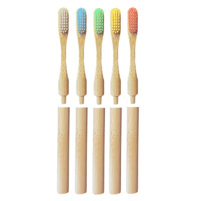 China Foldable Eco-friendly Biodegradable Replaceable Head Bamboo Toothbrush Replace Head Environmental Protection for sale