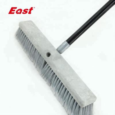 China Steel Handle China BSCI Floor Push Broom, Cleaning Broom for sale