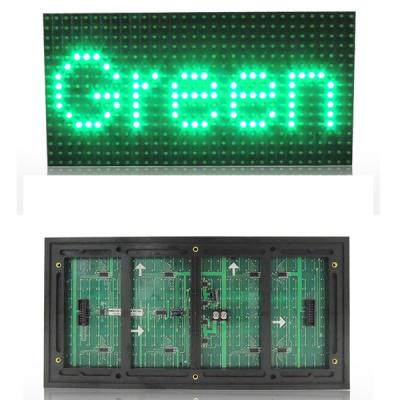 China P10 outdoor single color led display module p10 indoor red blue green yellow color led screen for sale