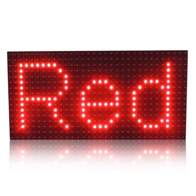 China High Brightness P10 LED Outdoor Energy Saving Red Text Display Waterproof Outdoor LED Display for sale