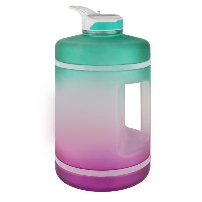 China Sports Large Capacity BPA Free Wide Mouth Clear Plastic Bottle Half Gallon Water Pot Tank for sale